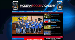 Desktop Screenshot of modernsocceracademy.com